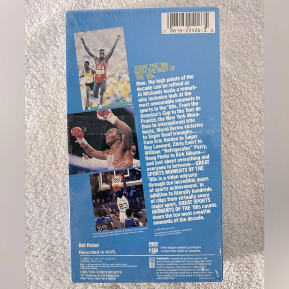 Vintage VHS Movie The Greatest  Sports Moments Of The 80s - Picture 2 of 7